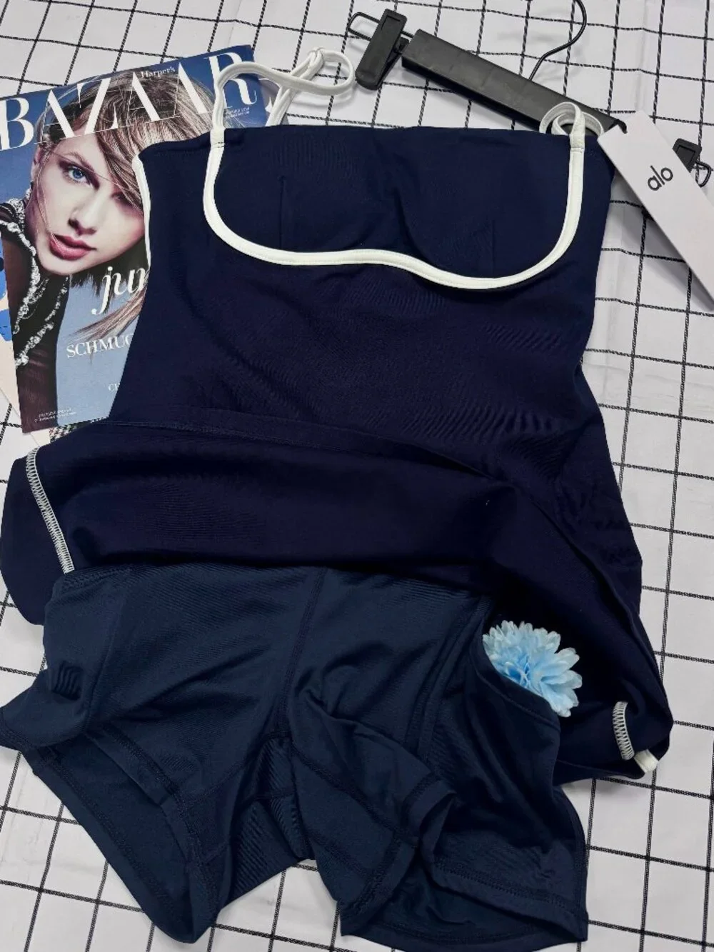 🌺ALO Yoga Airbrush Streamlined Dress 😀Tennis Skirt Athletic/Slim Fit NWT - Picture 7 of 8